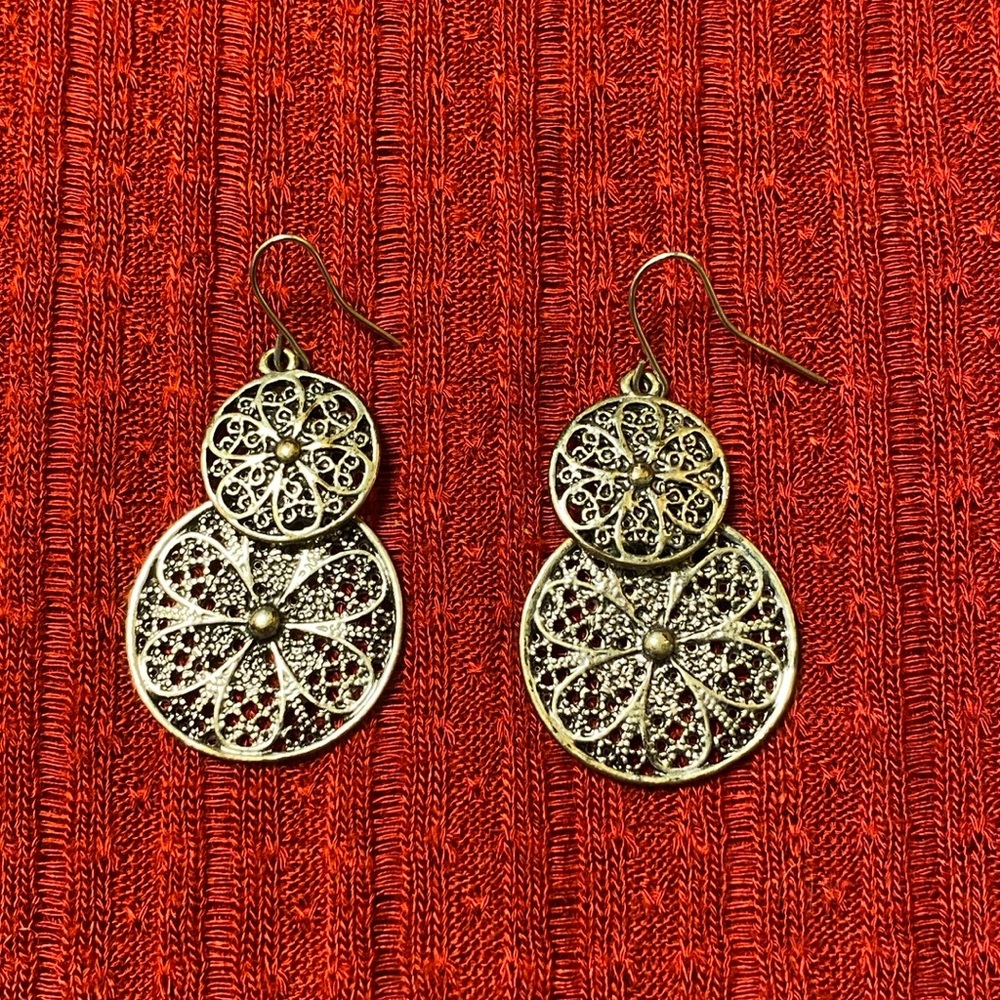 Buckle Metal Earrings